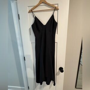 Keepsake the Label Size 4 navy blue women’s strapless midi dress